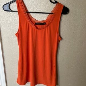 The Limited Orange Blouse Tank Top